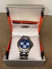Rio Stainless Steel Gents Men Male Watch With Box And Instructions Untested
