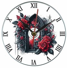 Goth Gothic cd clock desk