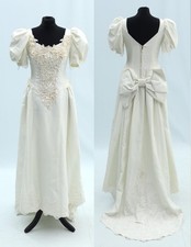 Vintage Wedding Dress 80s 90s