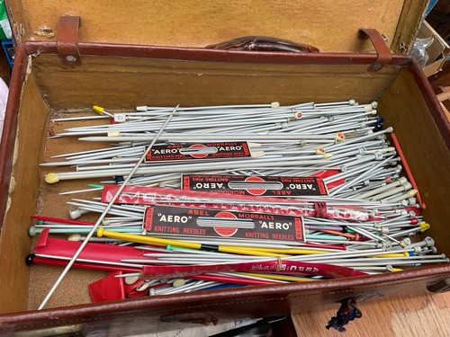 Knitting needles huge - knitting, joblot
