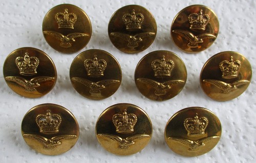 10x raf royal air - raf:, brass