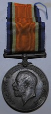 WW1 WAR MEDAL CASUALTY DAVIES
