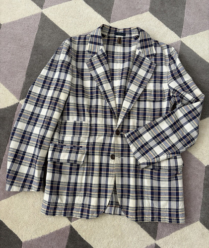 Drake games blazer plaid - drake's,