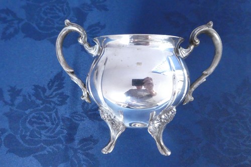 Double handled sugar bowl - double-handled,