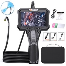ANCEL AN302 Dual Camera Endoscope 210° Articulating Borescope 7 LED Adjustable