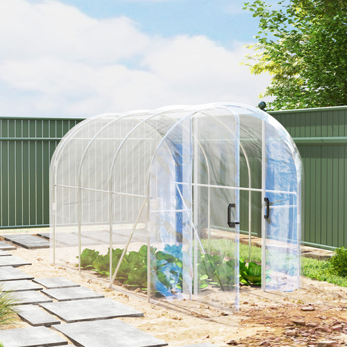 Polytunnel greenhouse with - greenhouse,