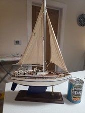 Anaconda NRV KDY Yacht, Wooden Yacht Model, Wooden Sailing Boat, Racing Yacht,