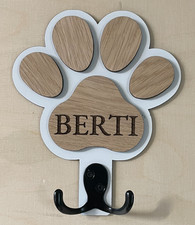 Personalised dog lead holder - personalised,