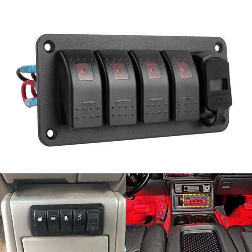 Gang rocker switch panel - gang,