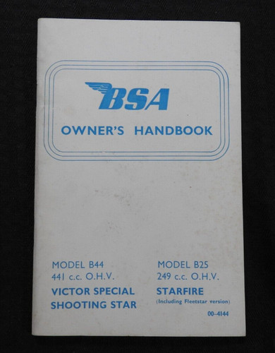 Bsa b25 starfire - bsa,