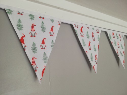 Scandi tomte house elf fabric - scandi,