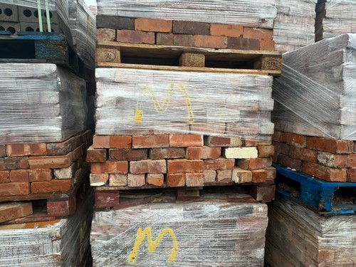 Reclaimed brindle bricks - reclaimed,