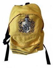 Hufflepuff Backpack - School Bag Harry Potter Yellow and Black good condition 