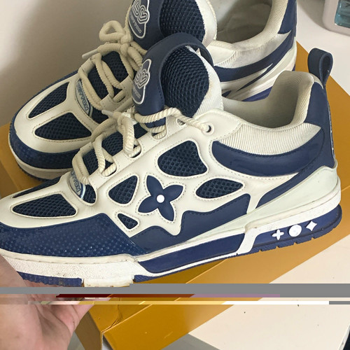 Louis vuitton trainer blue - lv,