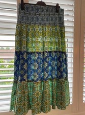 Zara Elastic Waist Maxi Skirt Size L