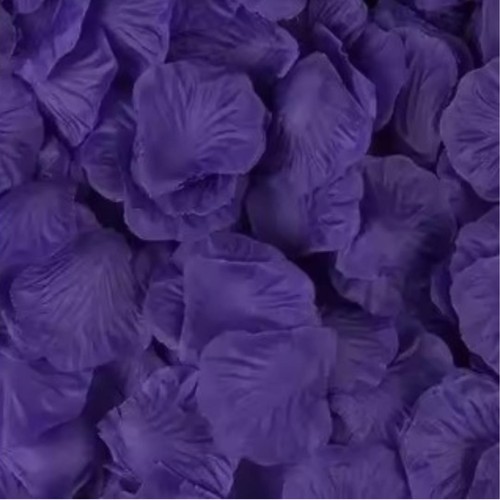 Silk rose petals flower table - rose,