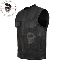 SOA Style Men's Black Genuine