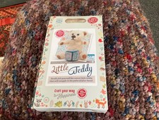 Little Teddy Needle Felting Kit - Crafty Kit Made in UK