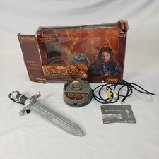 Lord Of The Rings Warrior of Middle Earth Plug In TV Game Sword Boxed 2004