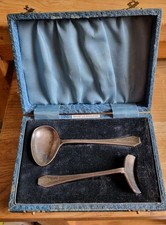 Antique Childs Spoon And Pusher Set EPNS made In England