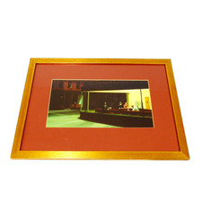 Edward Hopper The Nighthawks Framed Mounted Print