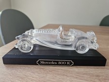 Hofbauer 1936 Mercedes 500 K Roadster Paperweight - 24% Crystal Glass