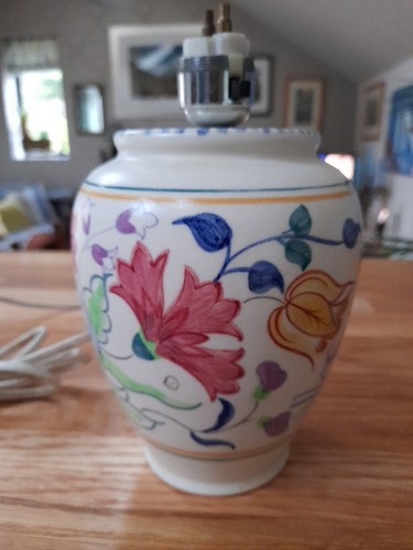 Poole pottery floral - floral, lamp