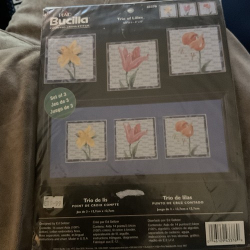 Bucilla cross stitch trio - stitch,