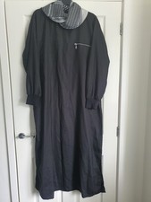 Designer Raheems Men's Black Thobe Jubba Size 58