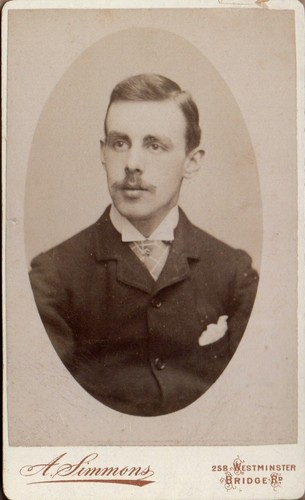 London cdv portrait handsome - cdv,