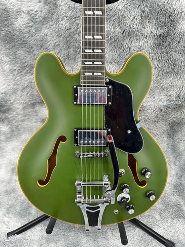 Green 335 semi hollow electric - green,