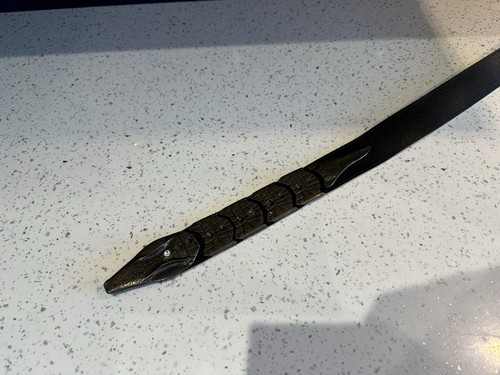 Unique genuine leather snake - unique,