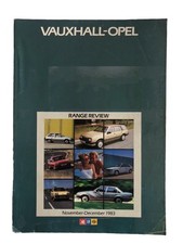 Vauxhall Range Brochure 1983