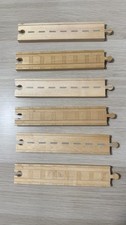 Wooden 6 X 2 SIDED ROAD TO RAIL TRACK PIECES Thomas Railway Learning Curve Brio