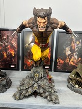 XM Studios Brown Wolverine  X Men  1/4 scale not sideshow, Prime 1 RARE
