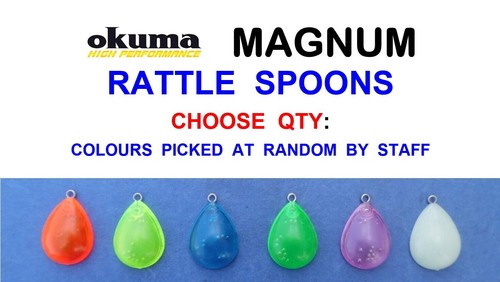 Okuma rattle spoons - spoons, sea