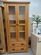 oak furniture land display cabinet Delivery TAKES Up To 7 To 10 Days 