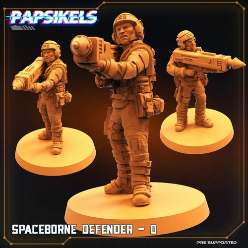 Spaceborne defenders resin - e,