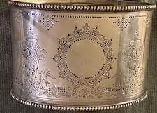 Magnificent antique Sterling Silver Tea Caddy English rare for Museum
