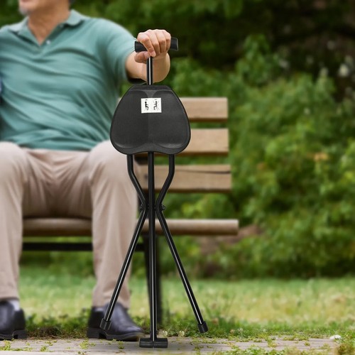 Folding walking cane with - walking,