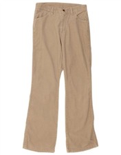 WRANGLER Mens Bootcut Corduroy Trousers W30 L32  Beige Cotton AC02