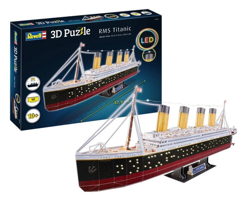 Revell rms titanic led - rms, (led