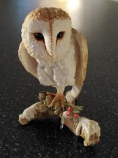 COUNTRY ARTISTS RARE/UNUSUAL BARN OWL FIGURINE 2004 approx 7" in height