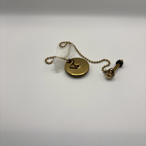 Brushed brass basin - basin, waste