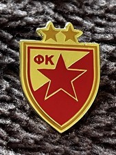 Red Star Belgrade Crvena Zvezda Serbian 🇷🇸 Football Club Enamel Pin Badge 