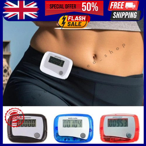 Lcd clip pedometer step - on,