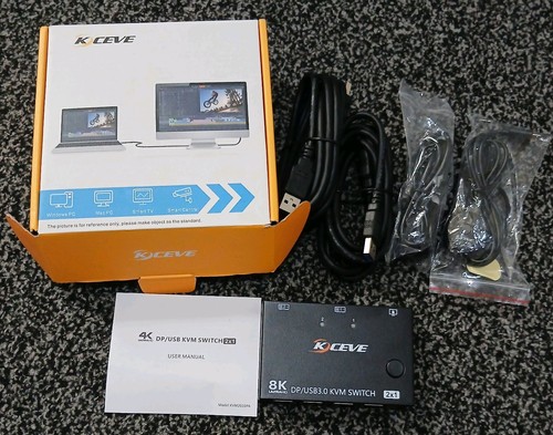 Kceve usb triple - monitor, kvm