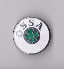 Vintage enamel OSSA motorcycle