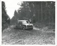 MINI RALLYING IN 1960s B&W