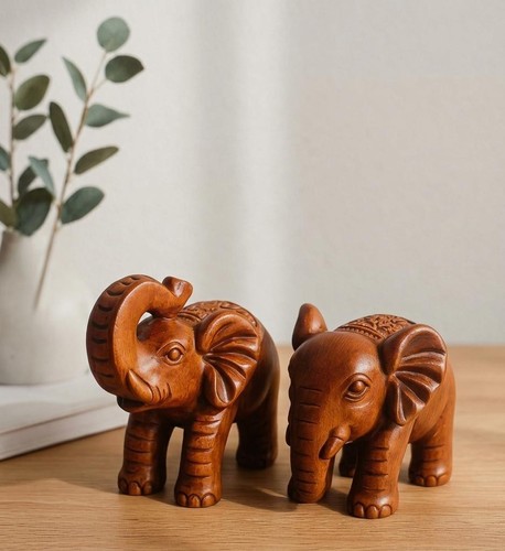 Elephant ornaments figurines - elephant,